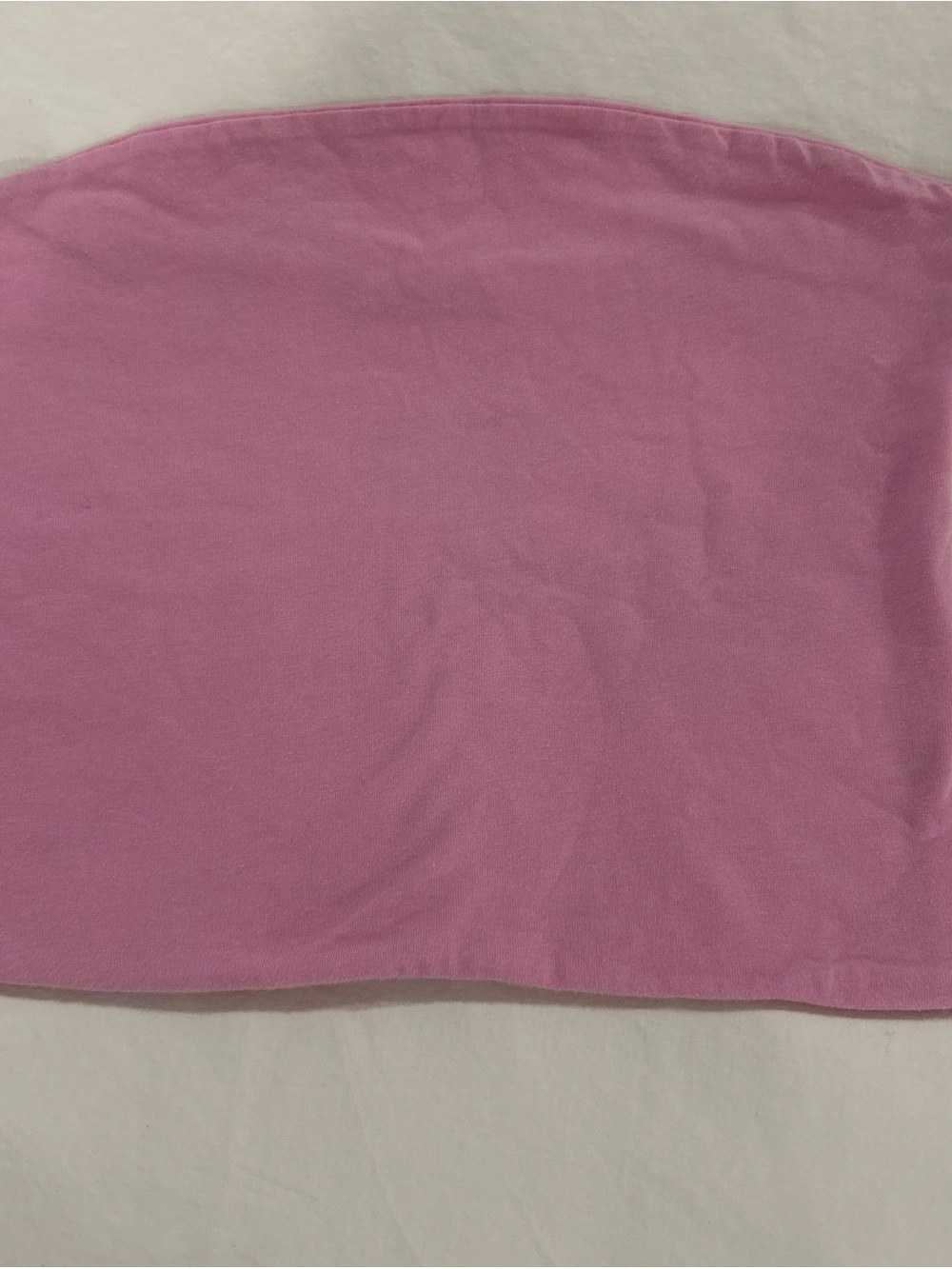 Brandy Melville Pink Strapless Crop Top
